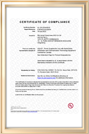 UL Certificate