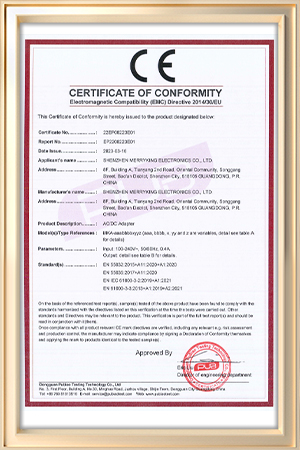 CE-EMC Certificate