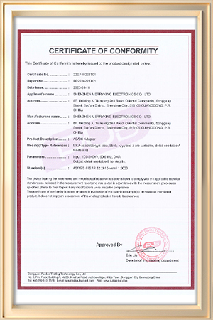 C-Tick Certificate