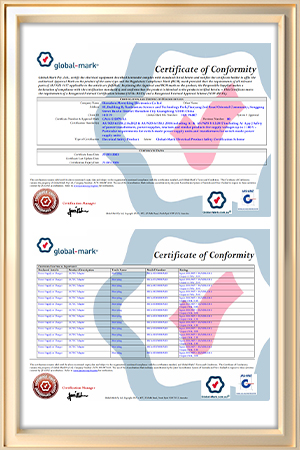 SAA Certificate