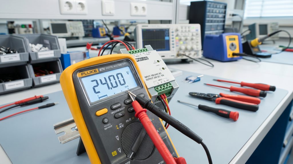Multimeter 24V DC Measurement