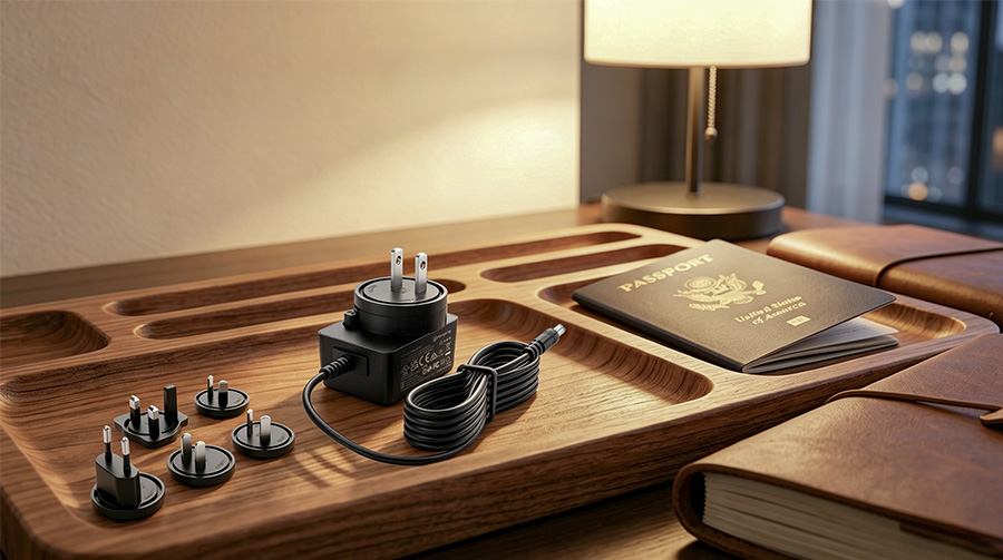 China Power Adapter Travel Setup