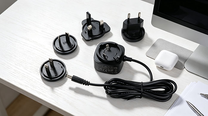 Universal Interchangeable Plug Power Adapter
