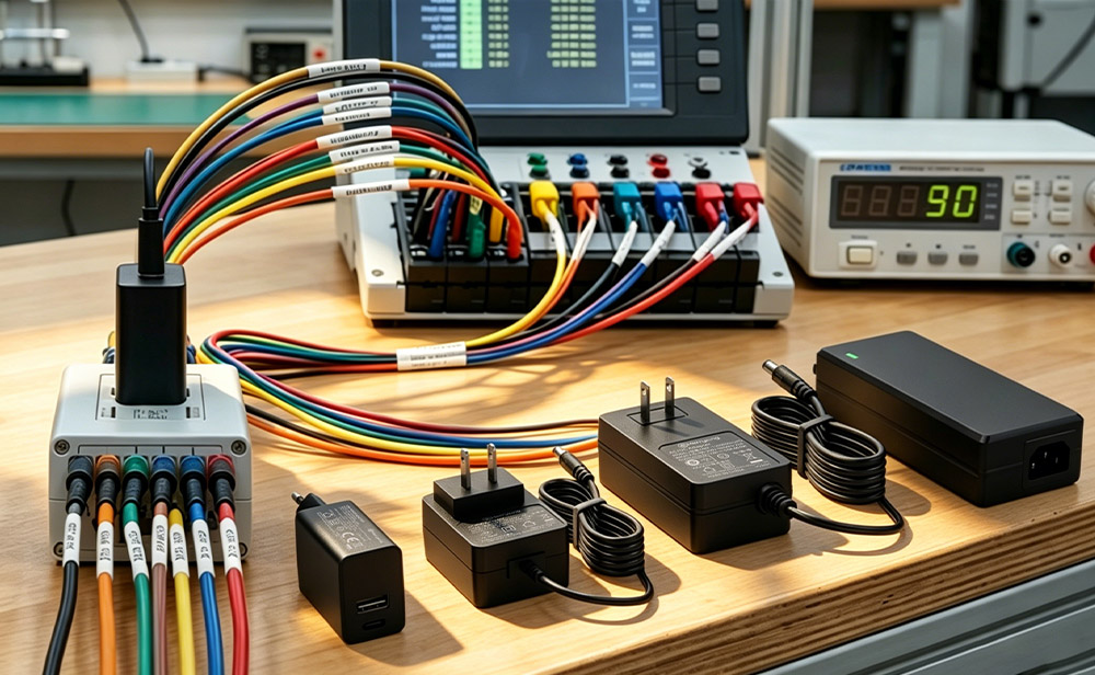 Power-adapter-workbench-showing-multiple-models-side-by-side