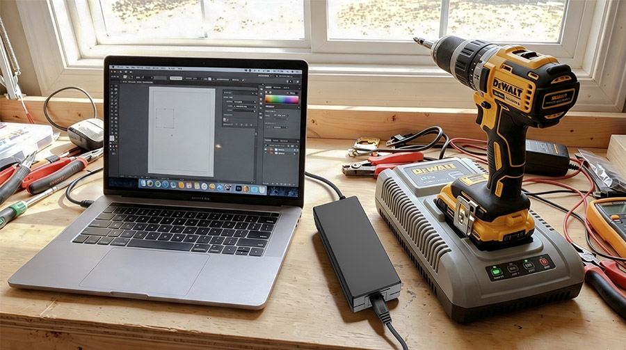 Electronics Workspace Application Layout
