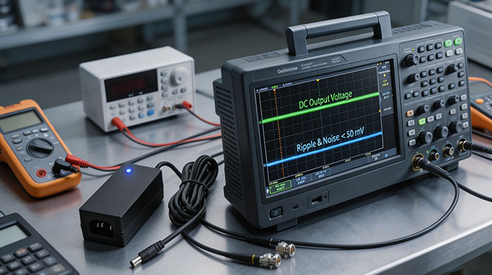 Oscilloscope DC Voltage Analysis