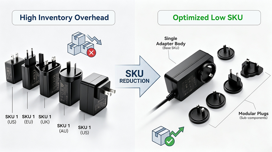 SKU Reduction Adapter Infographic