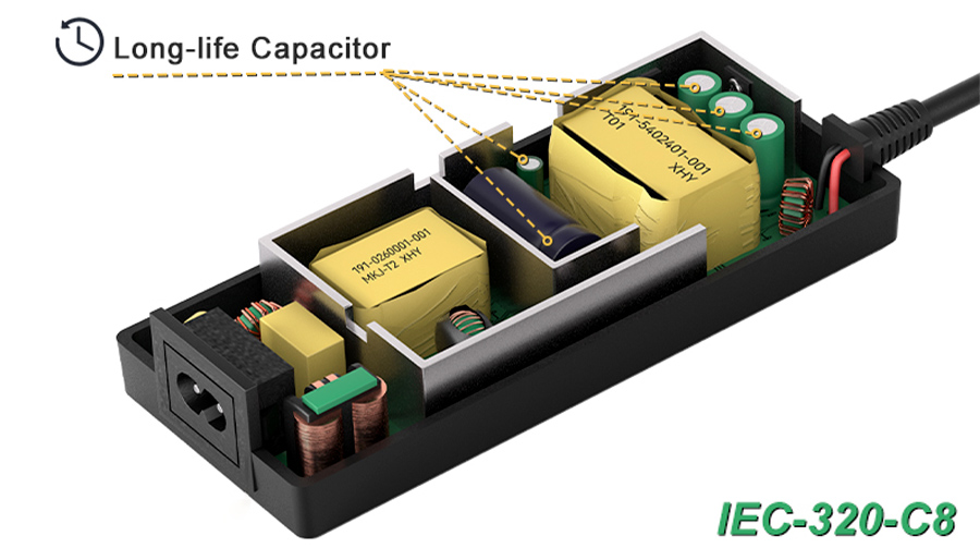 Cross-Section Analysis of Aging Power Adapter PCB with Failed Electrolytic Capacitors