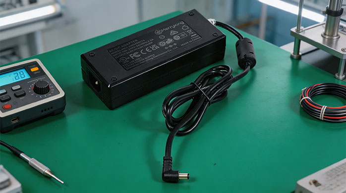 Specialized Power Adapter on Laboratory Workbench