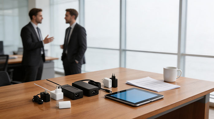 Professional Consultation Room with Power Adapters