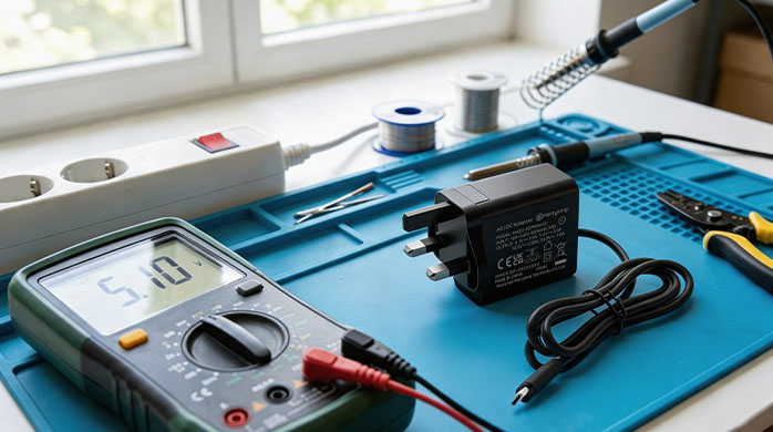 Electronics Workbench Multimeter Measuring Output