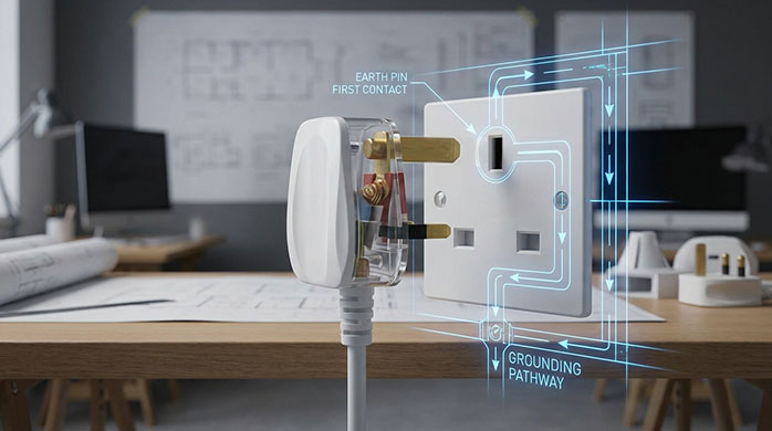 UK Plug Grounding Safety