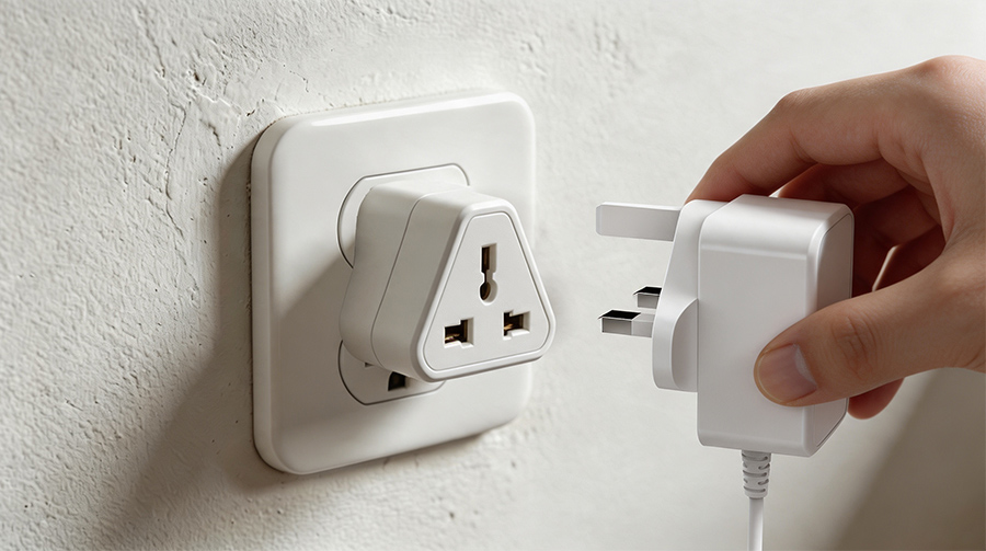 British Plug Mexican Outlet Adapter