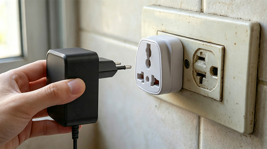 European Plug Mexican Adapter Connection