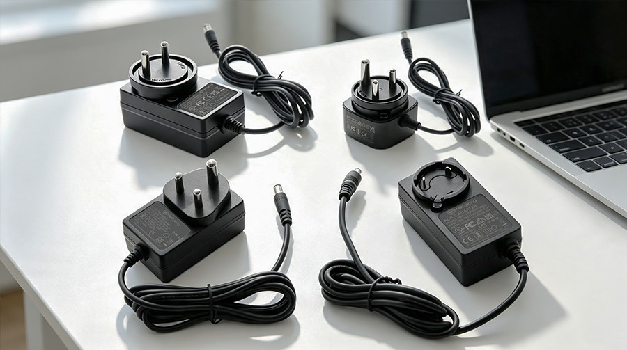 Professional Power Adapters Product Photography