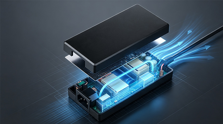 premium power adapter thermal design