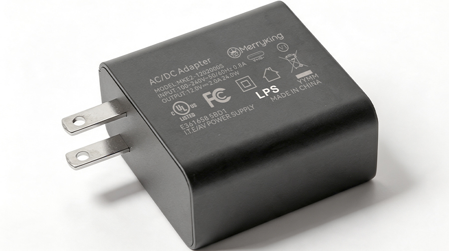 LPS power adapter label photo