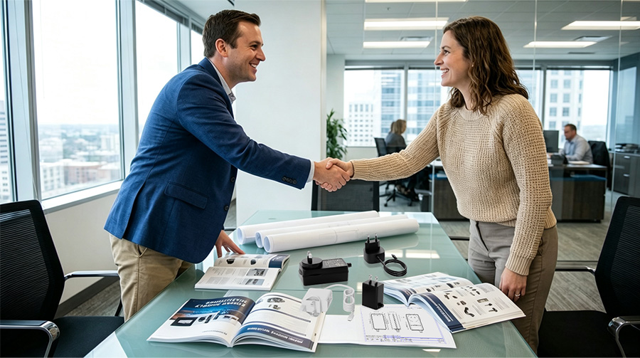 Corporate Partnership Handshake